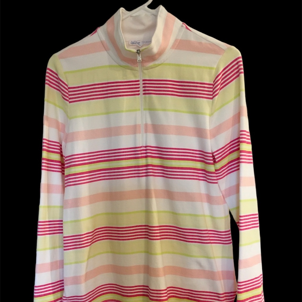 Talbots Hello Saturday half zip pullover